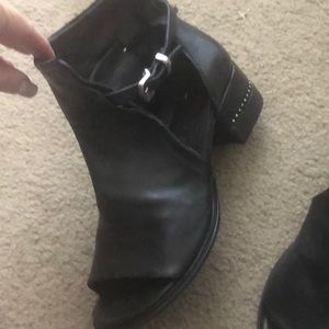 A.S.98 Black Ankle Boots